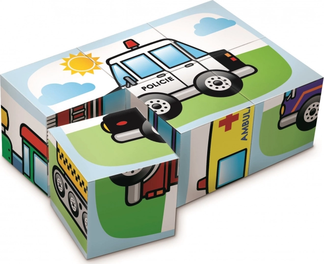 Dino Transport Picture Cubes for Kids