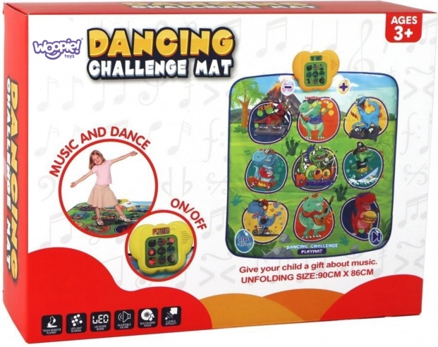 WOOPIE Tappetino musicale danza Dinosauri