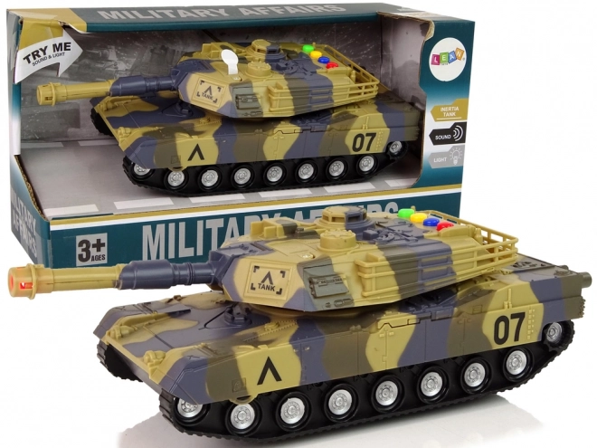 Large Military Tank Toy with Interactive Sounds