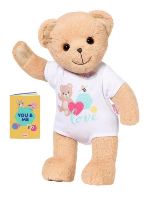 Baby Born Plush Bear in T-shirt