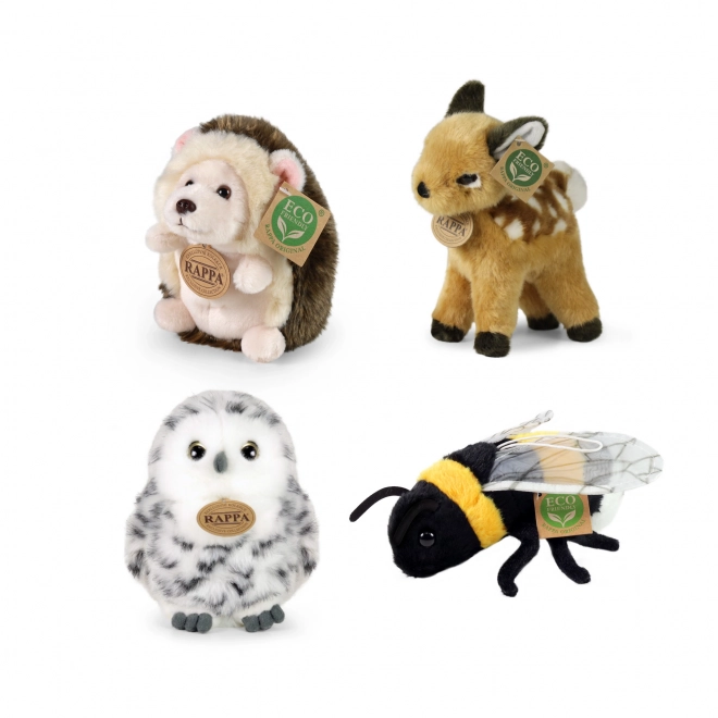 Eco-Friendly Plush Forest Animals Display