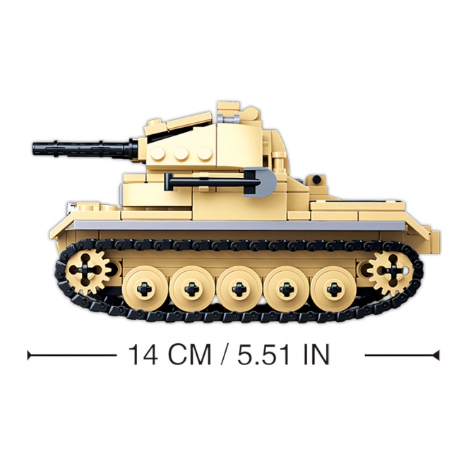 Sluban WWII German Tank Panzer II