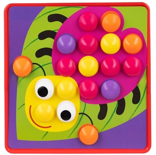 Educational Button Mosaic Puzzle for Kids