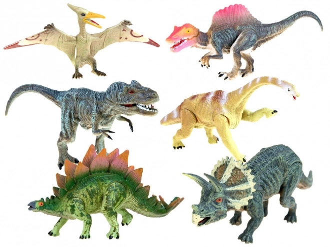 Dinosaur Toy Set with Movable Limbs