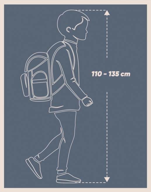 School Backpack Ergo Robots