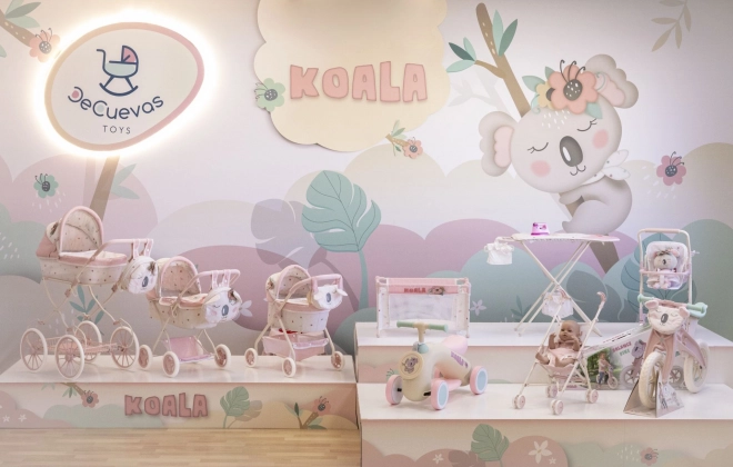 Lettino pieghevole per bambole Koala