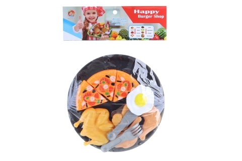 Food set with tray