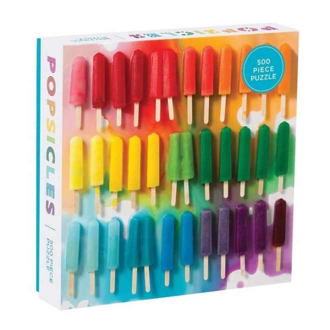 Rainbow Popsicles Puzzle 500 Pieces