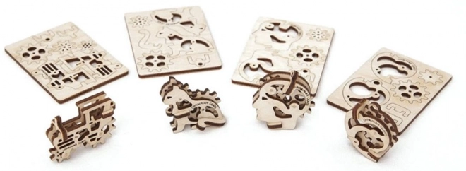 Ugears Wooden Mechanical 3D Charms