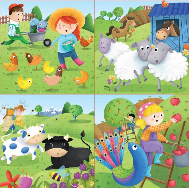 Farm Animals Puzzle Set