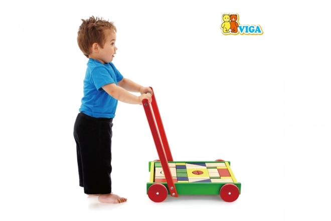 Wooden Walker with Blocks