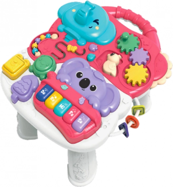 Interactive Educational Table for Children Pink