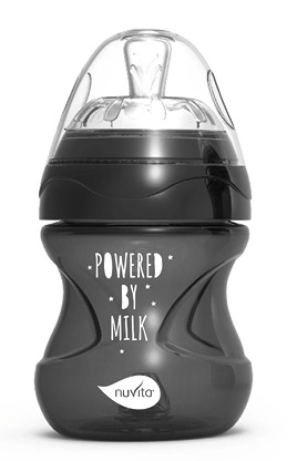 Nuvita Baby Feeding Bottle 150ml Black