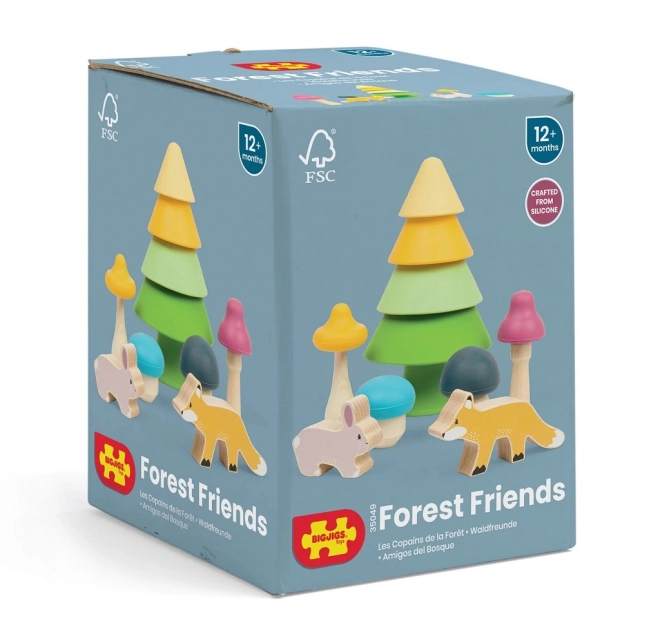 Forest Animals Wooden Playset