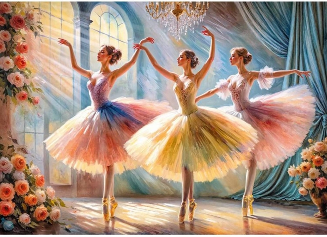 Puzzle Tre Ballerine 1000 pezzi CHERRY PAZZI