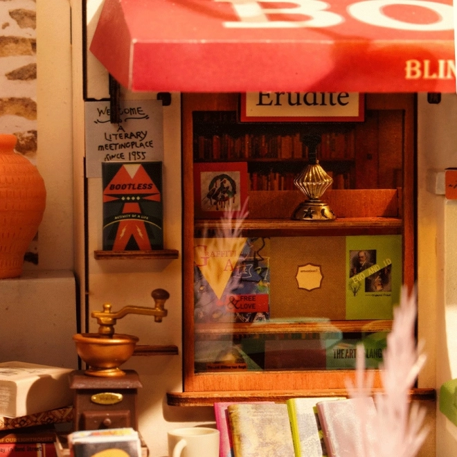 Miniature Bookstore Corner