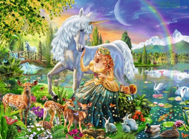 Glowing Puzzle Ravensburger Magical Beauty XXL 200 Pieces