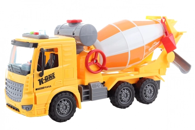 Battery-Powered Cement Mixer Toy Truck