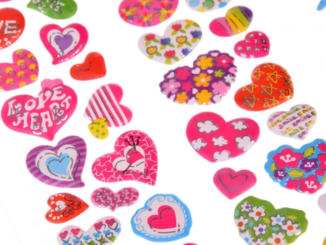 Cute Colorful Alphabet & Heart Stickers