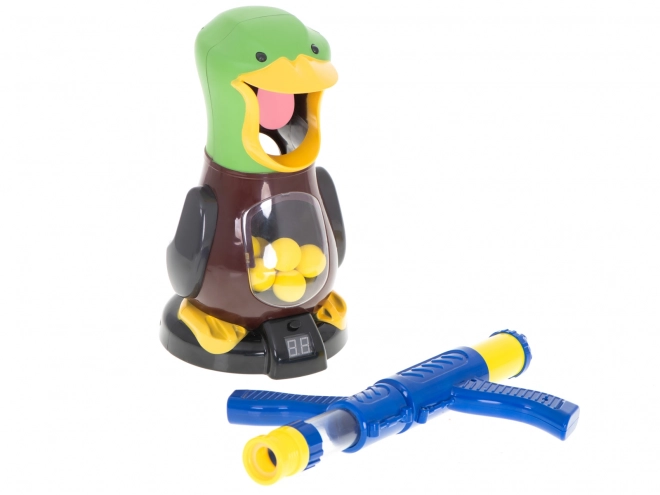 Duck Shooting Arcade Game Set with Gun and Foam Bullets