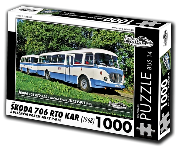 Classic Cars Puzzle Bus Škoda 706 RTO Kar