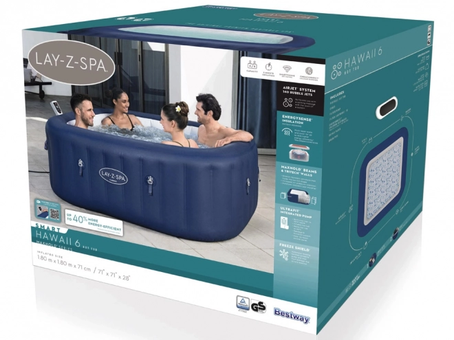 Chytré nafukovací spa Havaj Lay-Z-Spa Bestway