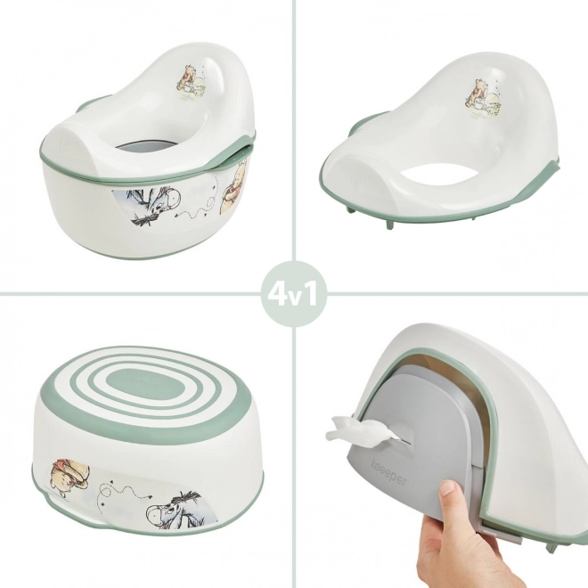 4-in-1 Child's Potty Winnie White