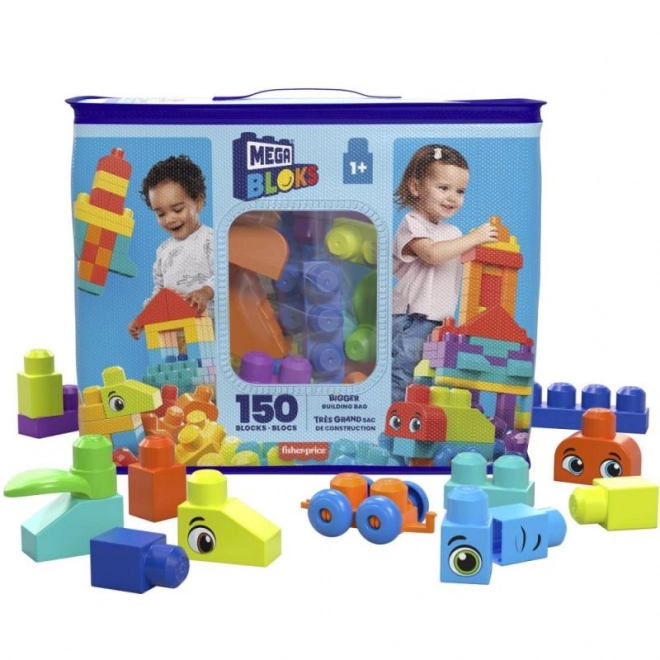 Mega Bloks Big Bag of Blocks - Blue