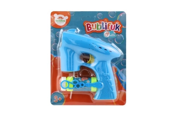 Blue Bubble Gun with Solution