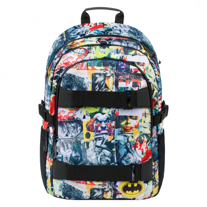 Baagl School Backpack Skate BATMAN Comics