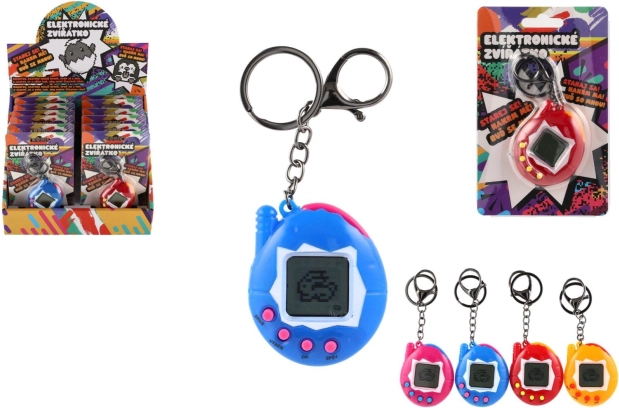 elektronikus állatka kulcstartó – digitális kedvenc tamagotchi