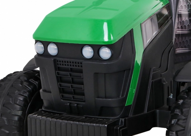 Titanium Tractor with Green Trailer
