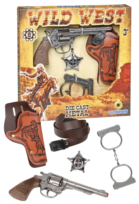 Medium Cowboy Set with Handcuffs