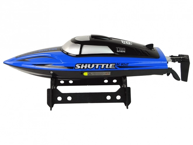 Blue RC Speedboat