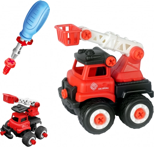 Schraubbares Feuerwehrauto 13 cm
