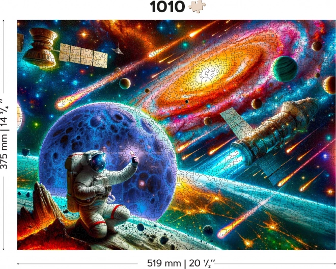 Wooden Space Exploration Puzzle