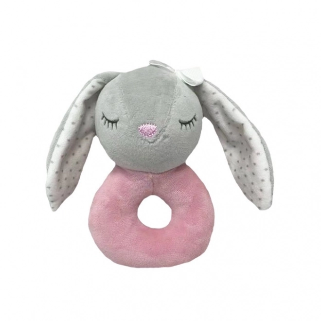 Plush Bunny Rattle 18 cm