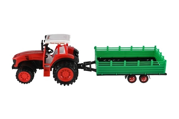 Tractor with Trailer and Plow for Kids