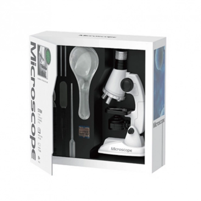 Educational Microscope for Children with Accessories White