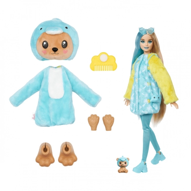 Barbie Cutie Reveal Teddy Bear Costume Doll