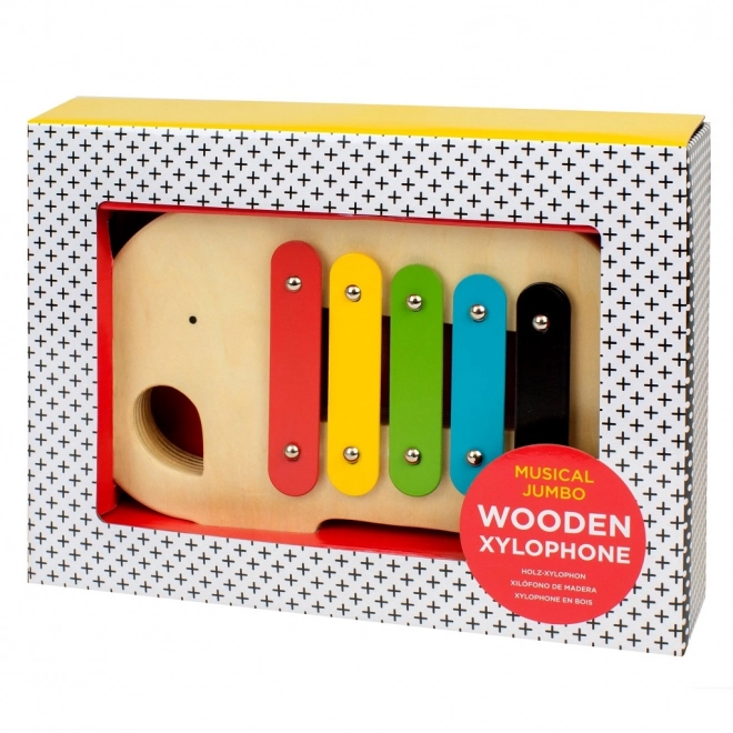 Wooden Elephant Xylophone by Petit Collage