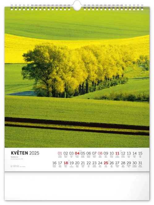 Notique Wall Calendar Moravian Tuscany Charm 2025