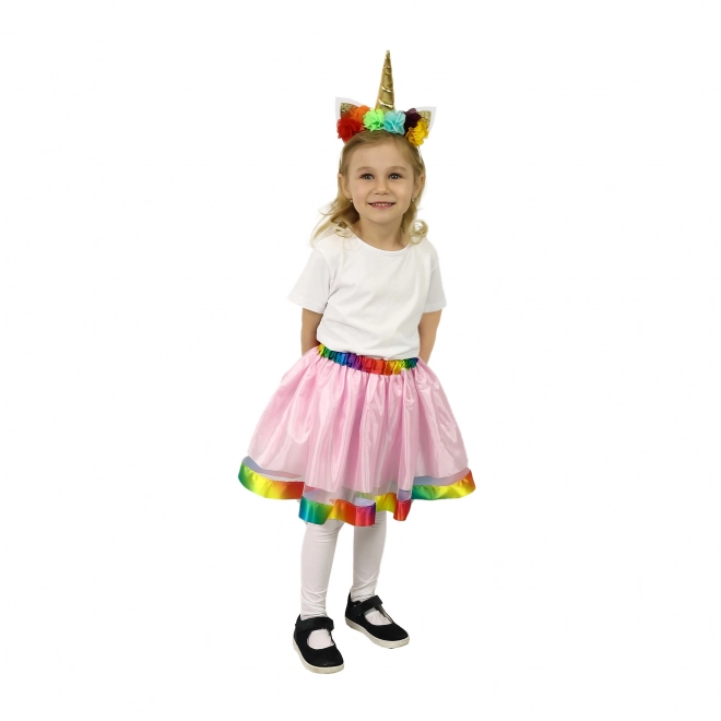 Unicorn Tutu Skirt Costume with Headband