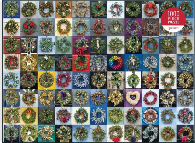 Galison 1000-Piece Wreath Puzzle