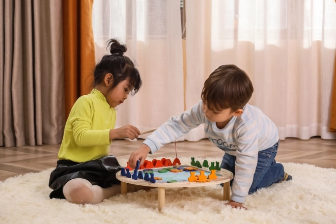 Wooden Fishing Game