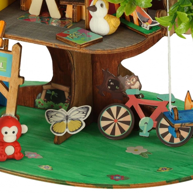 Creative Treehouse Building Set with Accessories