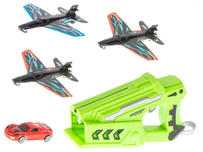 Car and Plane Launcher Set