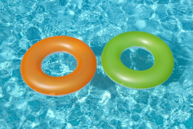 Neon Green Swimming Ring 91 cm