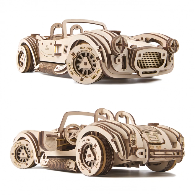 Ugears 3D Puzzle Racing Car Drift Cobra