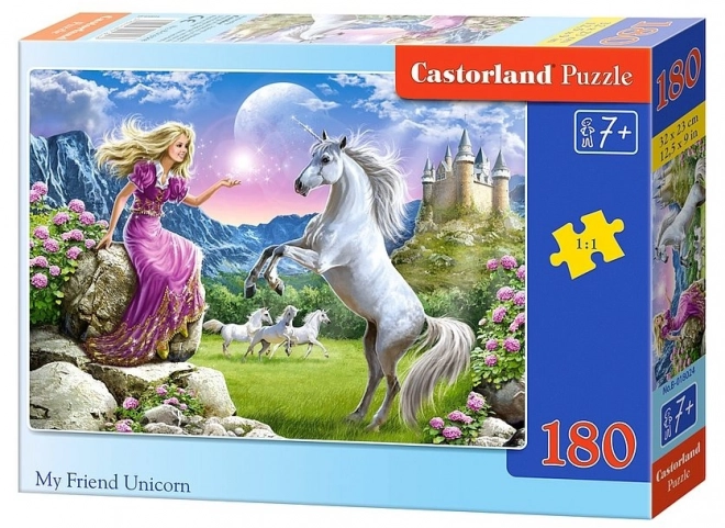 Colorful Puzzle My Friend Unicorn 180 Pieces